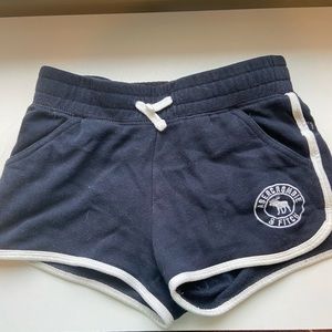 navy abercrombie kids shorts!